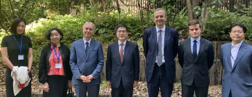 Paris Europlace、フランス大使館との面談